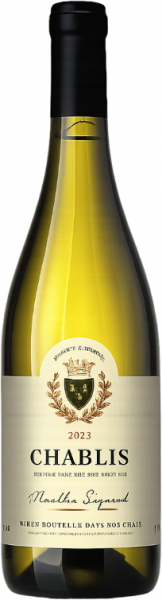 DOMAINE DU PERE GUILLOT. AOP CHABLIS MARTHE SIGAUD 2023 ― ProdExpo International Wine Coompetition & Guide
