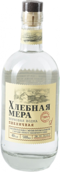 ВОДКА ХЛЕБНАЯ МЕРА ПШЕНИЧНАЯ ― ProdExpo International Wine Coompetition & Guide