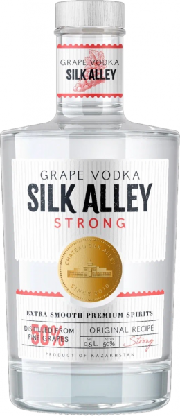 SILK ALLEY. ВОДКА ВИНОГРАДНАЯ 50% ― ProdExpo International Wine Coompetition & Guide