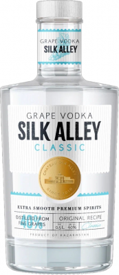 SILK ALLEY. ВОДКА ВИНОГРАДНАЯ 40%