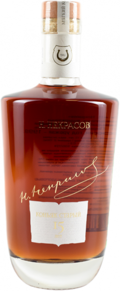 КОНЬЯК Н. НЕКРАСОВ «КС» ПЯТНАДЦАТИЛЕТНИЙ ― ProdExpo International Wine Coompetition & Guide